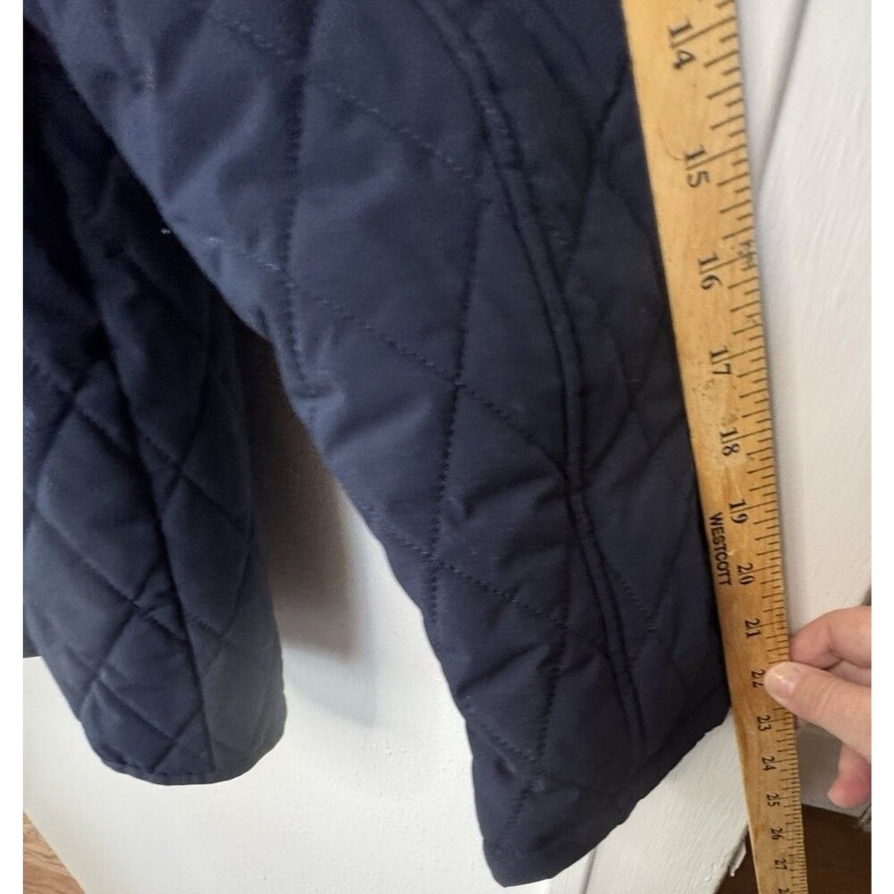 Tommy Hilfiger Quilted Jacket Women's XL Navy Blue Snap Front, Preppy - Picture 12 of 14
